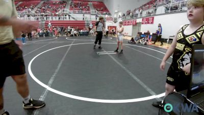 90 lbs Rr Rnd 2 - Brantley Hamilton, Cushing vs River Holcomb, Tecumseh Takedown Club