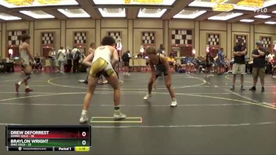 170 lbs Round 5 (6 Team) - Braylon Wright, Ohio Gold vs Drew Deforrest, SVRWC Gold