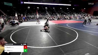 49 lbs Consi Of 8 #2 - Teddy Rouch, Natrona Colts WC vs Kaleb Allen, Valley Wc