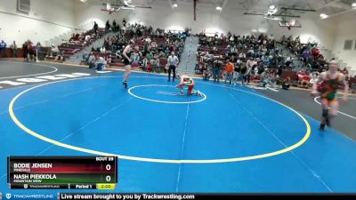 145 lbs Champ. Round 1 - Bodie Jensen, Pinedale vs Nash Piekkola, Mountain View