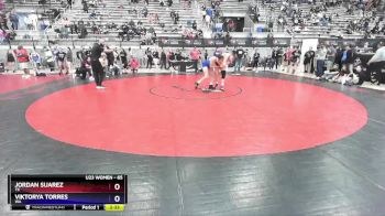 65 lbs Quarterfinal - Jordan Suarez, TX vs Viktorya Torres, WA