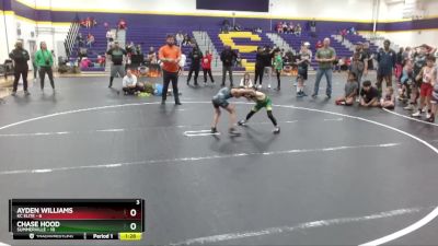 55 lbs Round 2 (6 Team) - Ayden Williams, KC Elite vs Chase Hood, Summerville