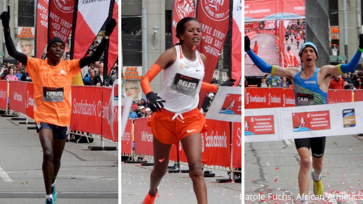 Kipruto, Belete Prevail At Cold, Windy Scotiabank Toronto Marathon