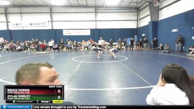 72+ Cons. Round 2 - Dylan Shirley, Hawk Wrestling Club vs Brock Morris, Hawk Wrestling Club