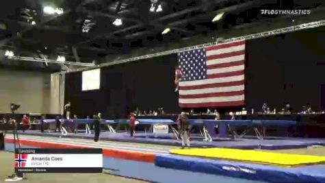 Amanda Coes - Tumbling, So Cal TTC - 2021 USA Gymnastics Championships