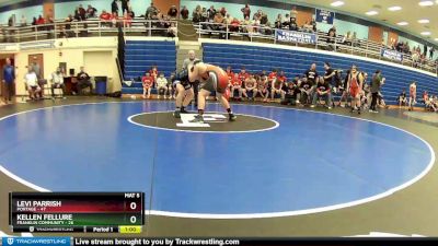 220 lbs Round 1 (4 Team) - Kellen Fellure, Franklin Community vs Levi Parrish, Portage