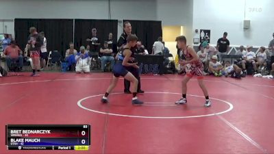 83 lbs Semis & 3rd Wb (16 Team) - Bret Bednarczyk, Virginia vs Blake Mauch, Utah