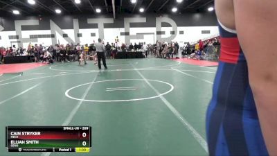 209 lbs Semifinal - Cain Stryker, MECH vs Elijah Smith, GENO