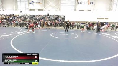 190 lbs Cons. Round 1 - Kadyn Derby, Club Not Listed vs Jason Martin, 5 Point Wrestling