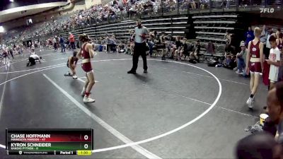 95 lbs Round 3 (6 Team) - Chase Hoffmann, Minnesota Maroon vs Kyron Schneider, Kansas Python