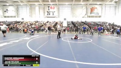 61 lbs Cons. Round 4 - Hunter Hernandez, B2 Wrestling Academy vs Jacob McLoud, Penn Yan Wrestling Club