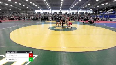 107 lbs Consi Of 32 #2 - Carley Johnson, AR vs Kaeli Gonzalez, CA