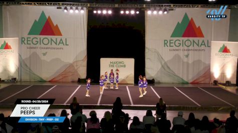 Pro Cheer - Peeps [2024 L1.1 Tiny - PREP - D2 04/20/2024] 2024 The Southeast Regional Summit