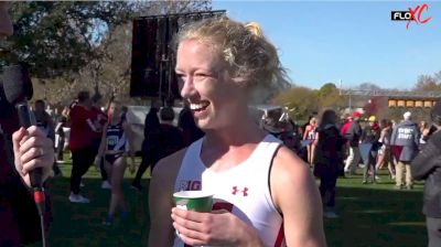 Monson After Winning 1st Big Ten Title