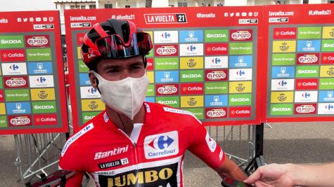 Primoz Roglic Keeps Eye On Movistar Duo in Vuelta a España