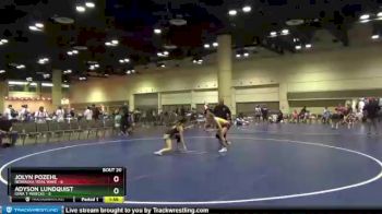 114 lbs Semis & Wb (16 Team) - Adyson Lundquist, Iowa T-Wrecks vs Jolyn Pozehl, Nebraska Tidal Wave