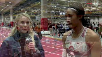 Oklahoma senior Leya Buchanan wins her first Big 12 title in 60m