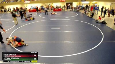 98 lbs Cons. Round 5 - Ethan Johnson, Minnesota vs Reid Carter, Flat Earth Wrestling Club