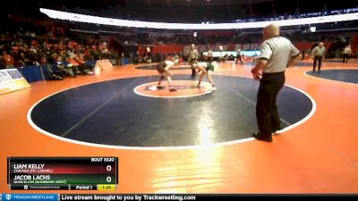 3A 138 lbs Cons. Round 3 - Jacob Lachs, Glen Ellyn (Glenbard West) vs Liam Kelly, Chicago (Mt. Carmel)