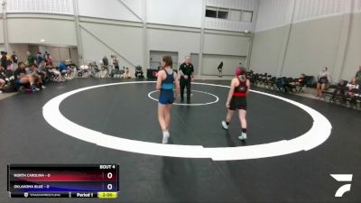 105 lbs Round 1 (10 Team) - Katie Stowe, North Carolina vs Kyah Leyba, Oklahoma Blue