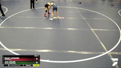 119 lbs Champ. Round 1 - Sam Smude, Blaine Wrestling vs Isaac Leonard, Minnesota