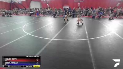 95-100 lbs Round 3 - Hailey Goth, MN vs Cora Jordan, IL