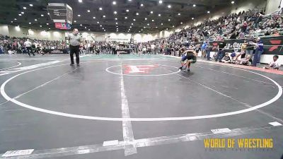 85 lbs Round Of 16 - Tevin Smith, Sherman Challengers vs Aiden DiFrancisco, Poway Elite