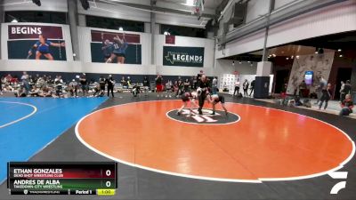 126 lbs Cons. Semi - Ethan Gonzales, Dead Shot Wrestling Club vs Andres De Alba, Takedown-City Wrestling