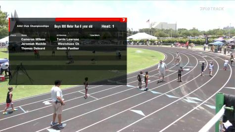 Youth Boys' 800m, Finals 1 - Age under 6