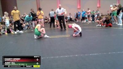 64 lbs Semis & 1st Wrestleback (8 Team) - Avery Gill, Nebraska Queens Of The Corn 1 vs Charity Sperry, MO Outlaws Gold