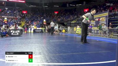 85 lbs Quarterfinal - Bronsyn Baxter, Forest Hills vs Yusuf Islamov, Baldwin