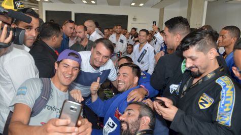 Brazilian President Jair Bolsonaro Visits Jiu-Jitsu Tournament in Rio