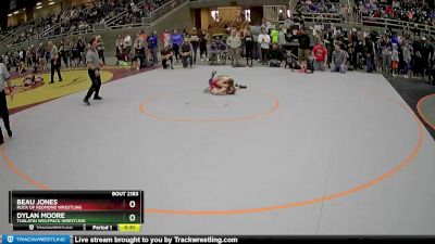 67 lbs Cons. Round 2 - Beau Jones, Rock Of Redmond Wrestling vs Dylan Moore, Tualatin Wolfpack Wrestling