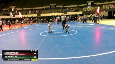 52 lbs Semifinal - Ace Rodriguez, Williamsburg Wrestling Clib vs Julian Miller, Smithfield Youth Wrestling