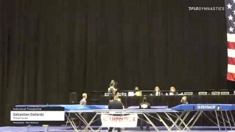 Sebastian Gallardo - Individual Trampoline, Powerhouse - 2021 USA Gymnastics Championships