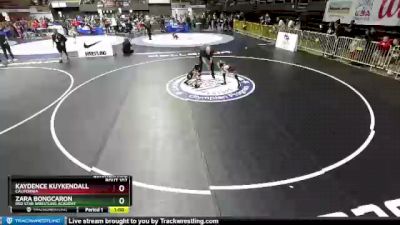 50 lbs Quarterfinal - Zara Bongcaron, Red Star Wrestling Academy vs Kaydence Kuykendall, California