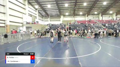 225 lbs Semifinal - Maitae Cardenas, Canyon View vs Bretlee Potter, Bear River Wrestling Club