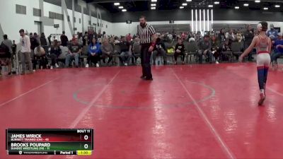 60 lbs Round 3 (8 Team) - James Wirick, Burnett Trained (OH) vs Brooks Poupard, Dundee Wrestling (MI)