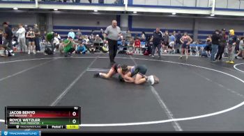 92 lbs Round 4 (8 Team) - Jacob Benyo, Mat Assassins vs Royce Wetzler, Virginia Team Predator