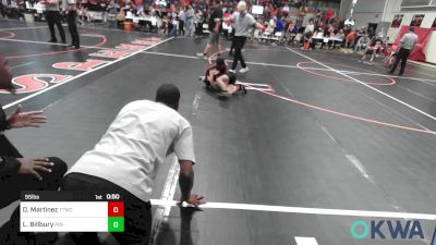 55 lbs Semifinal - Deagen Martinez, Team Tulsa Wrestling Club vs Liam Billbury, Pin-King All Stars