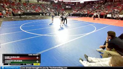 D1-138 lbs Cons. Round 1 - Connor Krueger, Superior vs Gabe Guralski, Waunakee