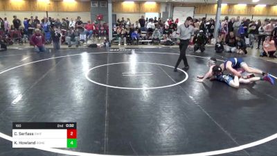 160 lbs Round Of 16 - Ceejay Serfass, Swiftwater vs Kale Howland, Rome