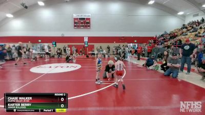 41-42 lbs Round 2 - Karter Berry, Junior Bulldogs vs Chase Walker, Platte Valley Jr WC