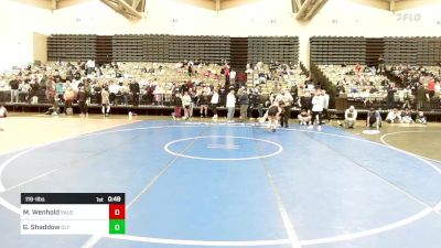 119-I lbs Consi Of 16 #2 - Mason Wenhold, Saucon Wrestling vs Gabe Shaddow, Olympic