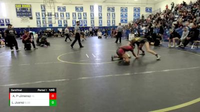 106 lbs Semifinal - Ajalynn Panoke-Jimenez, Hillcrest vs Lola Juarez, El Dorado