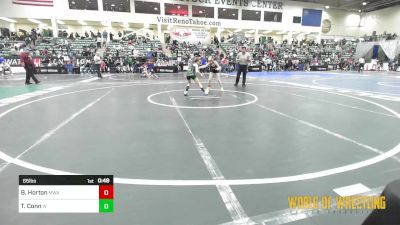 65 lbs Quarterfinal - Bryher Horton, Moen Wrestling Academy vs Tori Conn, Illinois Valley Youth Wrestling