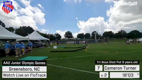Replay: Shotput 1 - 2022 AAU Junior Olympic Games | Jul 31 @ 8 AM