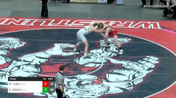 195 lbs Final - Noah Tustin, Waynesburg Central Hs vs Drew Clearie, Nazareth Area Hs