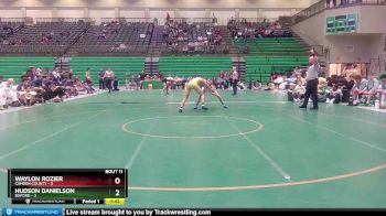 138 lbs Placement Matches (8 Team) - Waylon Rozier, Camden County vs Hudson Danielson, Buford