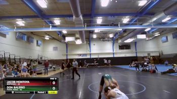 132 lbs Placement - Jacob Montoya, Berthoud vs Don Balerio, Fossil Ridge